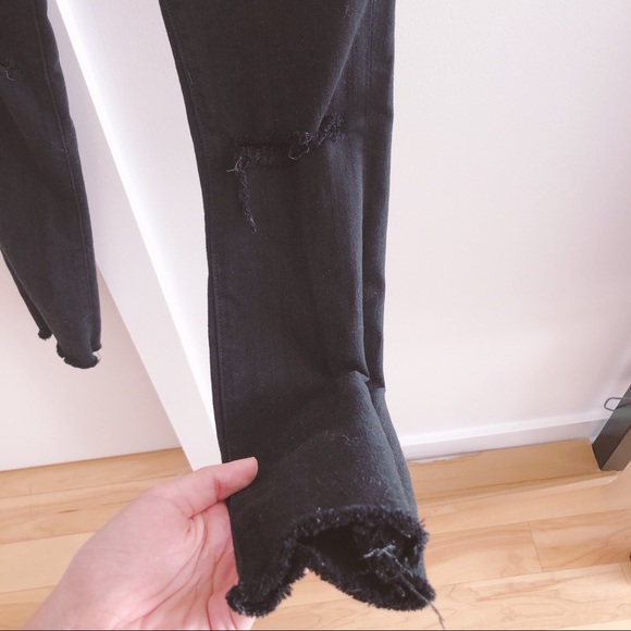 Frame Denim Le High Skinny Double Cropped Jeans - Picture 5 of 13